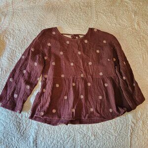 Madewell Lightspun Floral Top